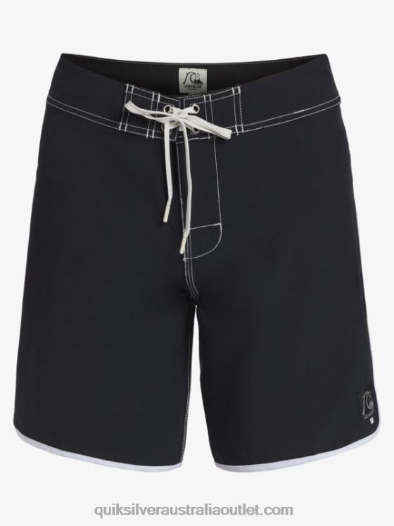 Quiksilver Men Original Scallop 18 Boardshorts H2N4B86 black