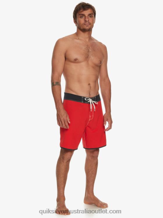 Quiksilver Men Original Scallop 18 Boardshorts H2N4B87 high risk red
