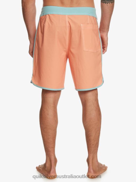 Quiksilver Men Original Scallop 18 Boardshorts H2N4B90 copper tan