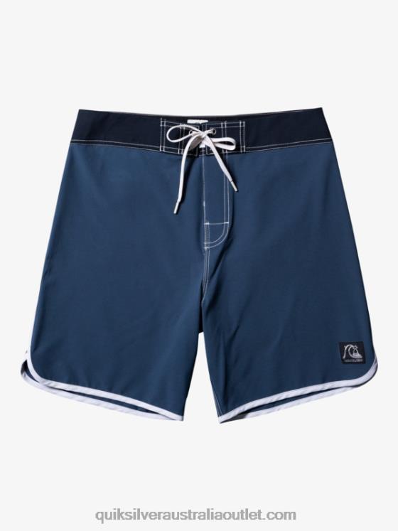 Quiksilver Men Original Scallop 18 Boardshorts H2N4B92 midnight navy
