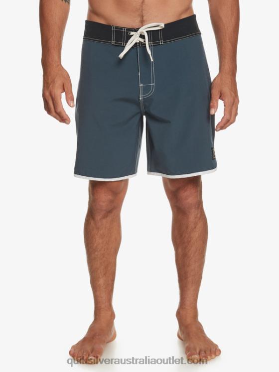 Quiksilver Men Original Scallop 18 Boardshorts H2N4B92 midnight navy