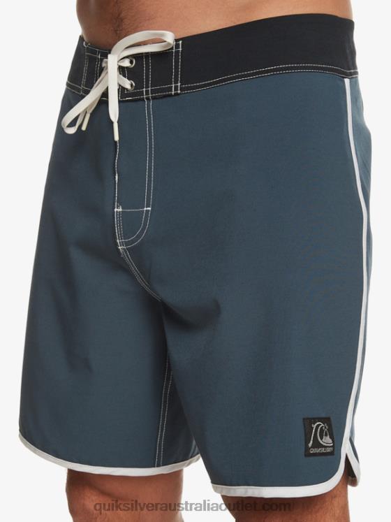 Quiksilver Men Original Scallop 18 Boardshorts H2N4B92 midnight navy