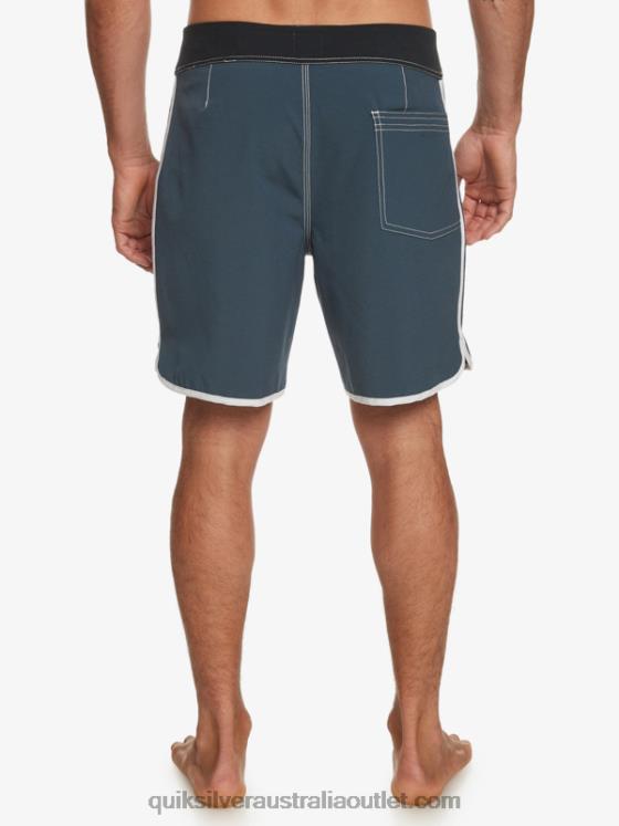 Quiksilver Men Original Scallop 18 Boardshorts H2N4B92 midnight navy