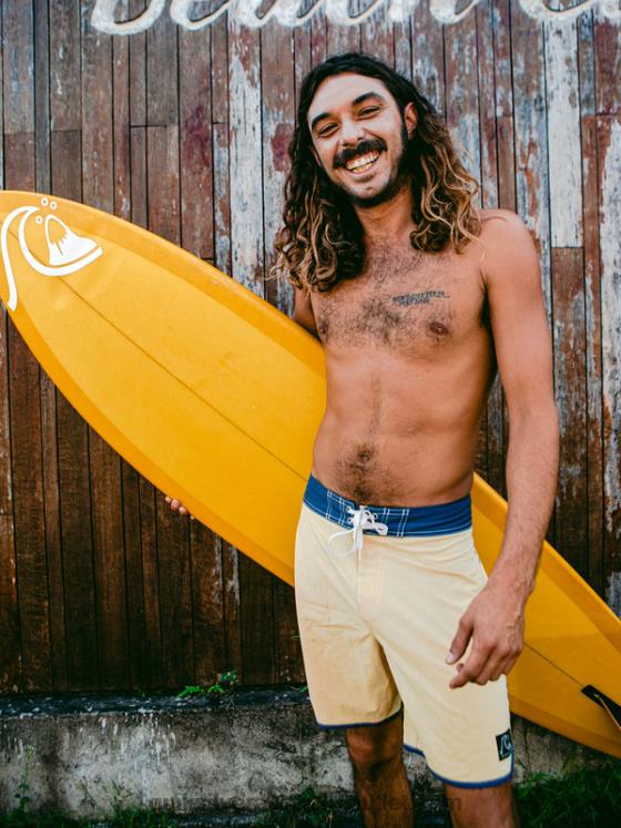 Quiksilver Men Original Scallop 18 Boardshorts H2N4B94 wheat