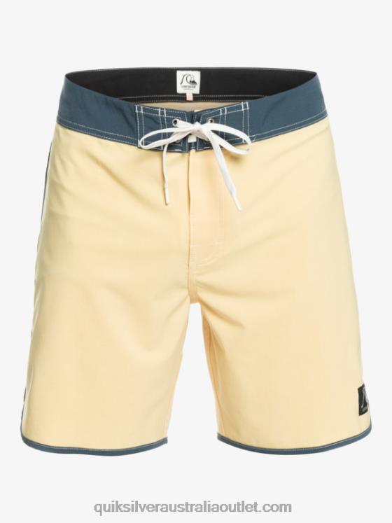 Quiksilver Men Original Scallop 18 Boardshorts H2N4B94 wheat