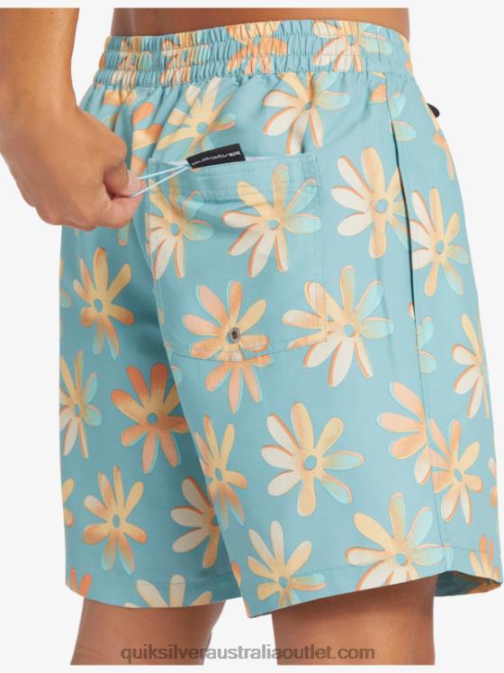 Quiksilver Men Re-Mix 17 Volleys H2N4B353 cameo blue