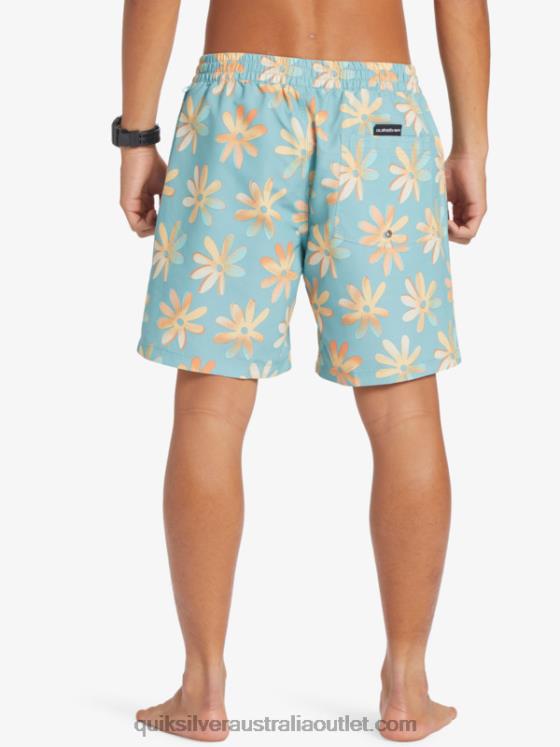 Quiksilver Men Re-Mix 17 Volleys H2N4B353 cameo blue