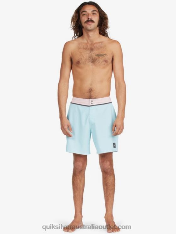Quiksilver Men Solid Snap 17 Recycled Boardshorts H2N4B1828 blue tint