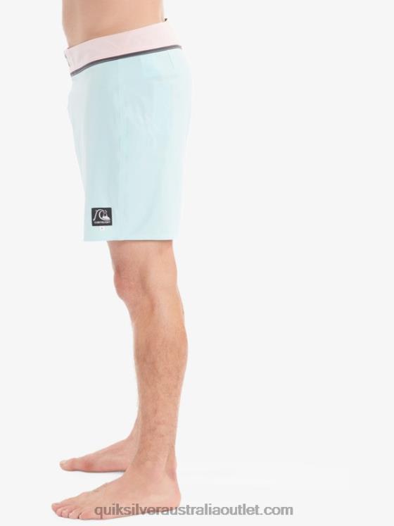 Quiksilver Men Solid Snap 17 Recycled Boardshorts H2N4B1828 blue tint