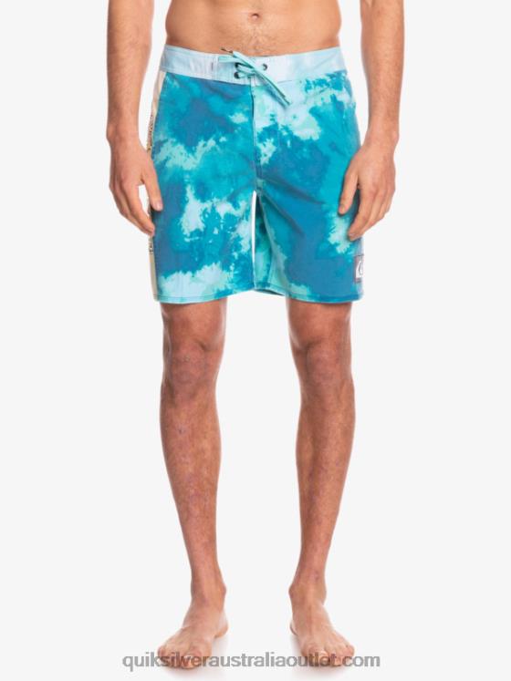 Quiksilver Men SurfSilk Acid Wash 18 Boardshorts H2N4B1746 seaport