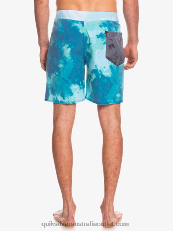 Quiksilver Men SurfSilk Acid Wash 18 Boardshorts H2N4B1746 seaport