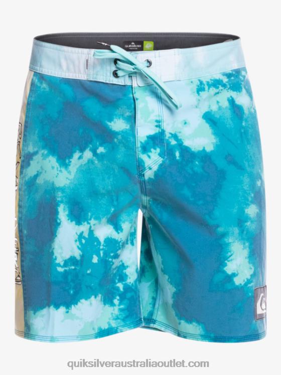 Quiksilver Men SurfSilk Acid Wash 18 Boardshorts H2N4B1746 seaport