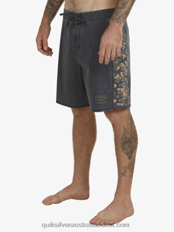 Quiksilver Men SurfSilk Arch 18 Boardshorts H2N4B1697 black