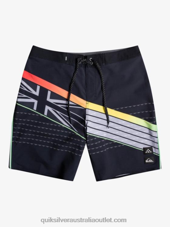 Quiksilver Men SurfSilk Hawaii Core 20 Boardshorts H2N4B1887 black