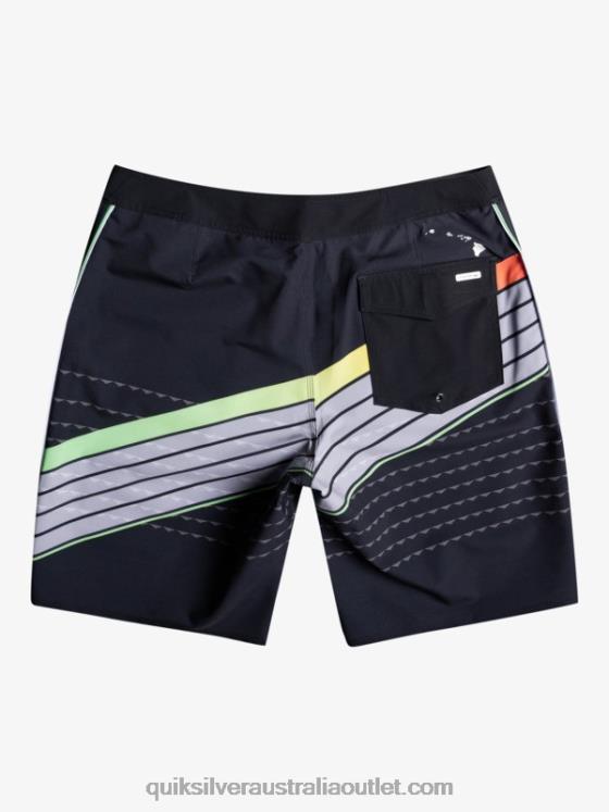 Quiksilver Men SurfSilk Hawaii Core 20 Boardshorts H2N4B1887 black