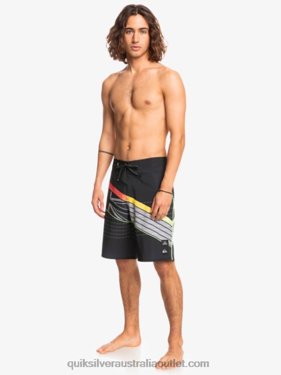 Quiksilver Men SurfSilk Hawaii Core 20 Boardshorts H2N4B1887 black