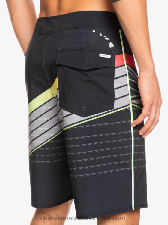 Quiksilver Men SurfSilk Hawaii Core 20 Boardshorts H2N4B1887 black