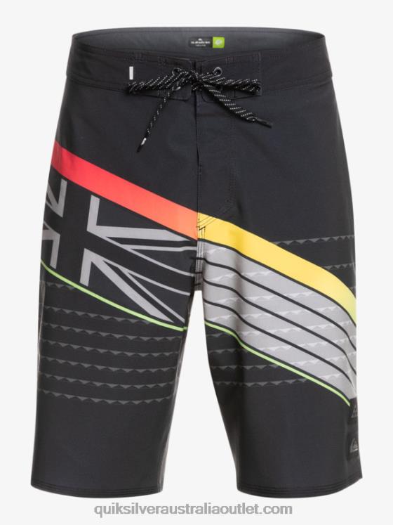 Quiksilver Men SurfSilk Hawaii Core 20 Boardshorts H2N4B1887 black