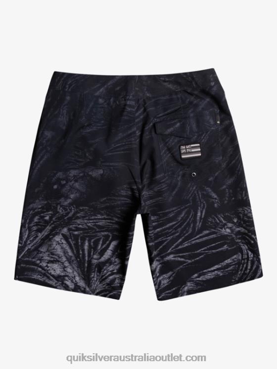 Quiksilver Men SurfSilk Hawaii Homegrown Faded 20 Boardshorts H2N4B1608 black