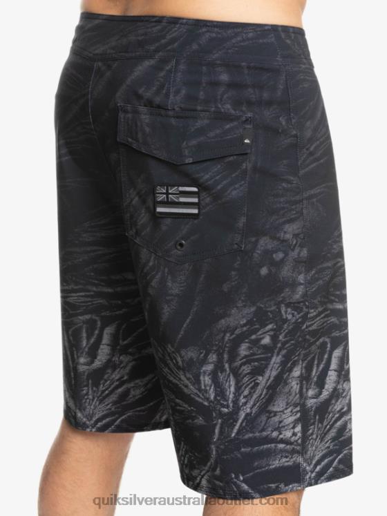 Quiksilver Men SurfSilk Hawaii Homegrown Faded 20 Boardshorts H2N4B1608 black