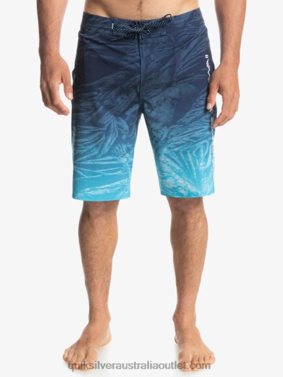 Quiksilver Men SurfSilk Hawaii Homegrown Faded 20 Boardshorts H2N4B1609 insignia blue