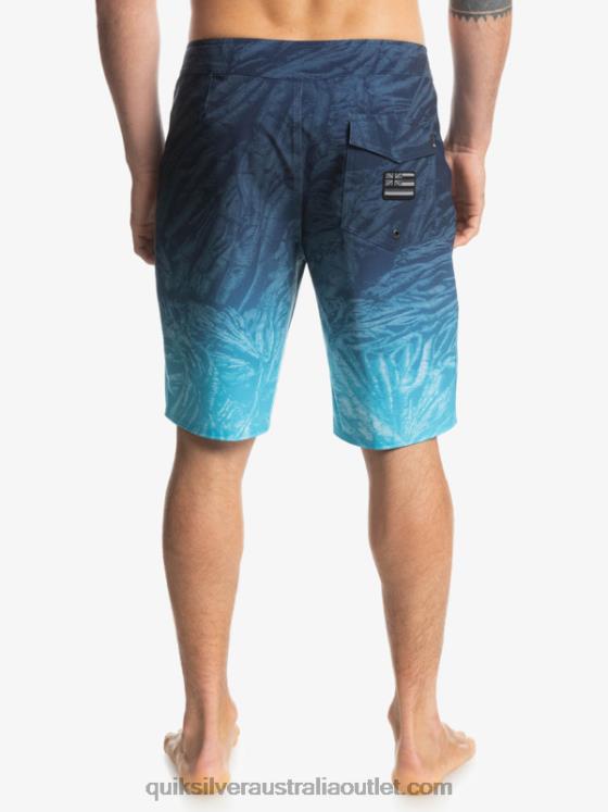 Quiksilver Men SurfSilk Hawaii Homegrown Faded 20 Boardshorts H2N4B1609 insignia blue