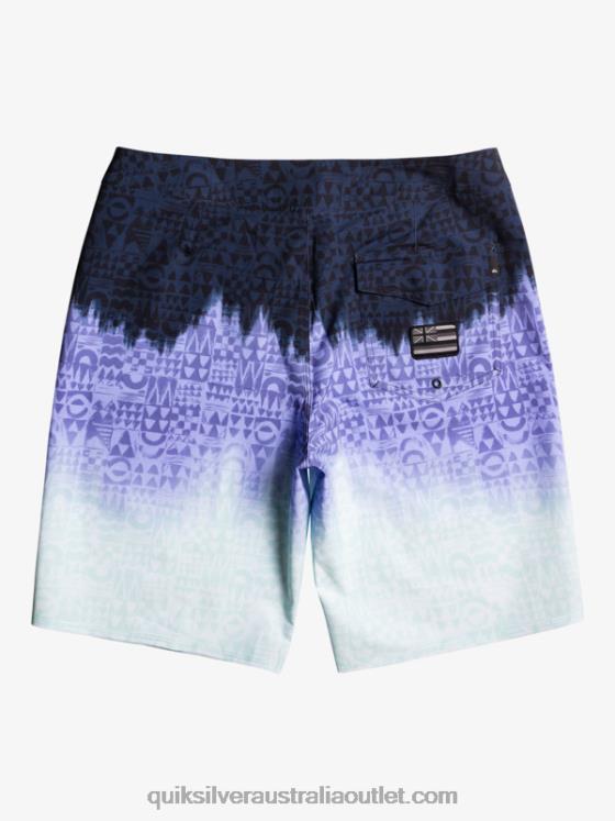Quiksilver Men SurfSilk Hawaii Homegrown Faded 20 Boardshorts H2N4B1611 jacaranda