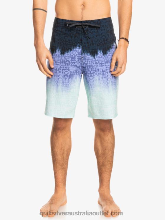 Quiksilver Men SurfSilk Hawaii Homegrown Faded 20 Boardshorts H2N4B1611 jacaranda