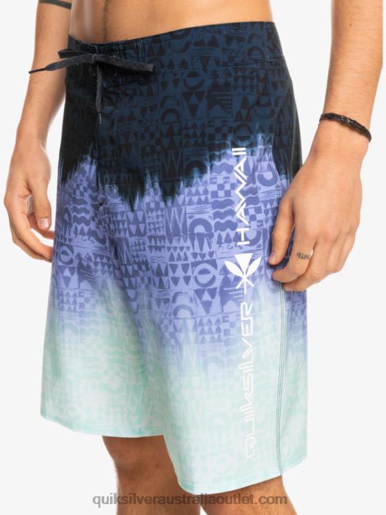 Quiksilver Men SurfSilk Hawaii Homegrown Faded 20 Boardshorts H2N4B1611 jacaranda