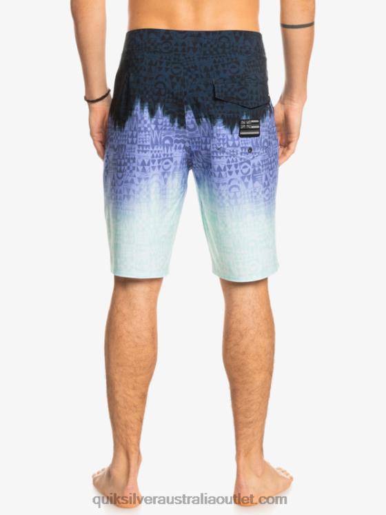 Quiksilver Men SurfSilk Hawaii Homegrown Faded 20 Boardshorts H2N4B1611 jacaranda