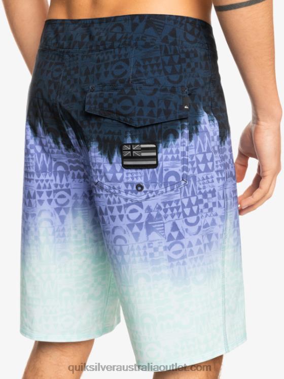 Quiksilver Men SurfSilk Hawaii Homegrown Faded 20 Boardshorts H2N4B1611 jacaranda
