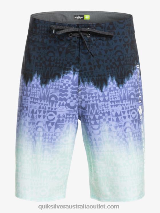 Quiksilver Men SurfSilk Hawaii Homegrown Faded 20 Boardshorts H2N4B1611 jacaranda