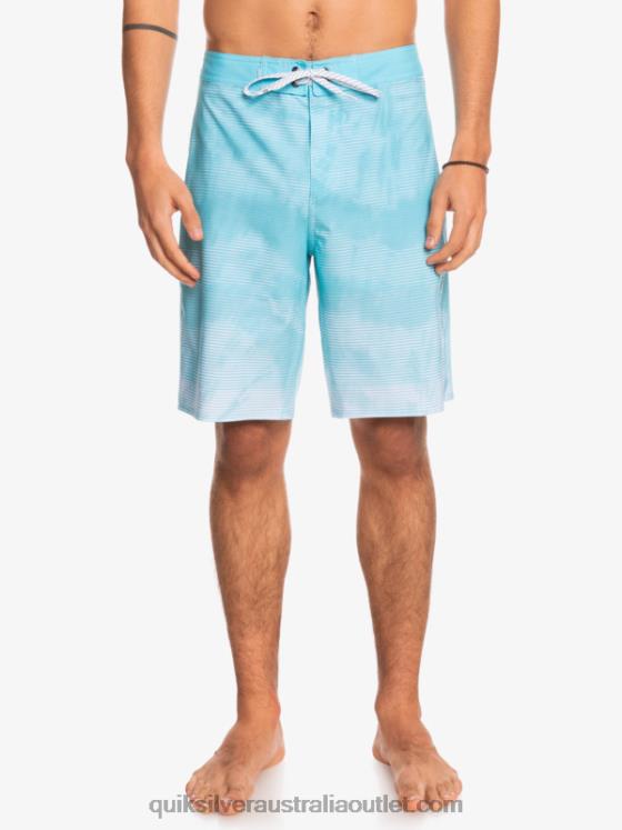Quiksilver Men SurfSilk Massive 20 Boardshorts H2N4B1598 angel blue