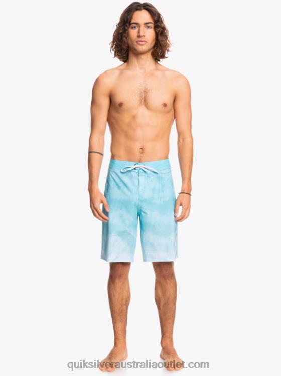 Quiksilver Men SurfSilk Massive 20 Boardshorts H2N4B1598 angel blue
