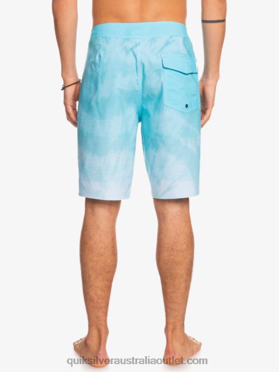 Quiksilver Men SurfSilk Massive 20 Boardshorts H2N4B1598 angel blue