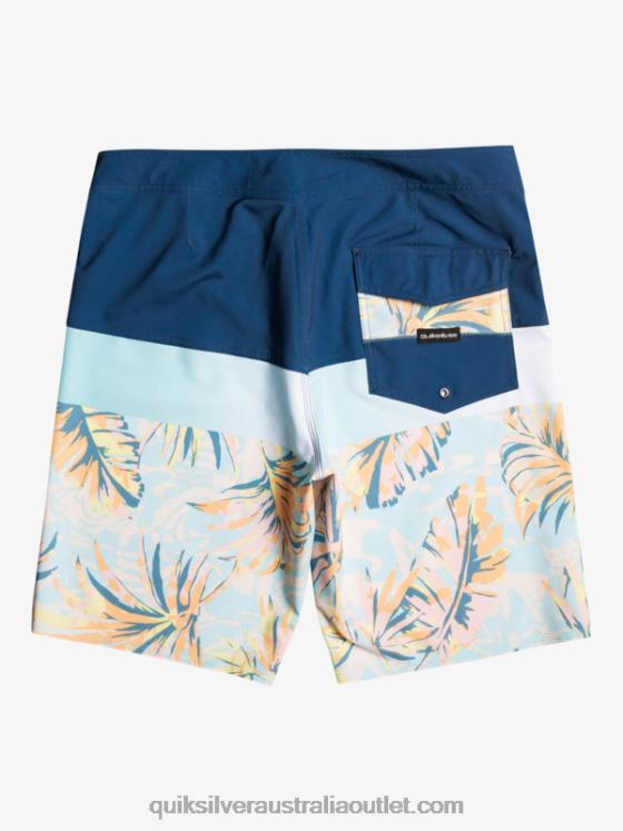 Quiksilver Men SurfSilk Panel 20 Boardshorts H2N4B1450 insignia blue