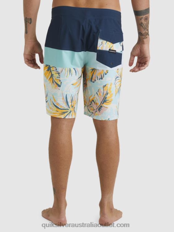 Quiksilver Men SurfSilk Panel 20 Boardshorts H2N4B1450 insignia blue