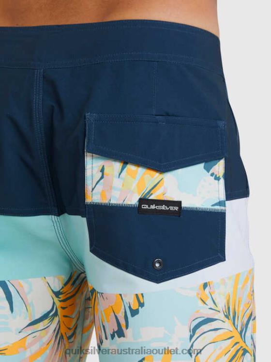 Quiksilver Men SurfSilk Panel 20 Boardshorts H2N4B1450 insignia blue