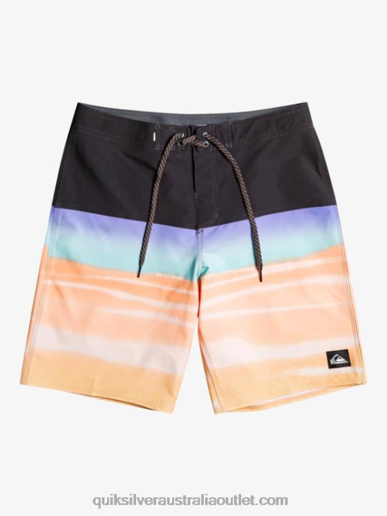 Quiksilver Men SurfSilk Panel 20 Boardshorts H2N4B1452 cantaloupe