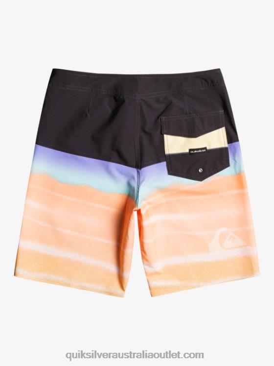 Quiksilver Men SurfSilk Panel 20 Boardshorts H2N4B1452 cantaloupe