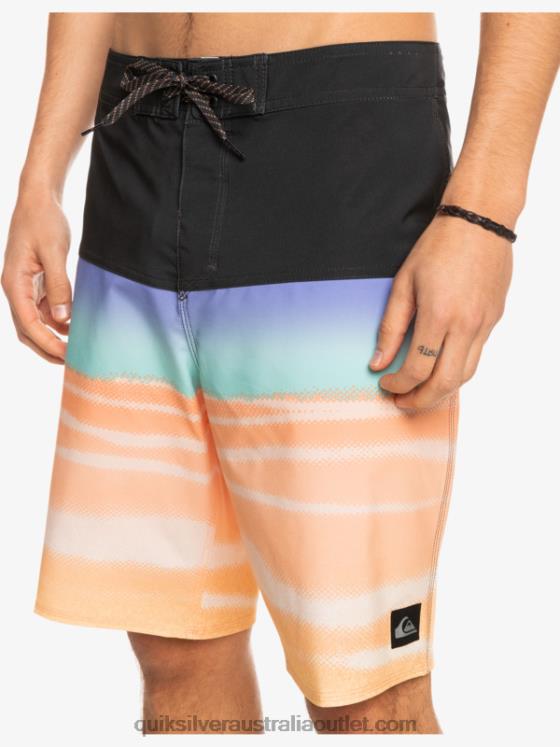 Quiksilver Men SurfSilk Panel 20 Boardshorts H2N4B1452 cantaloupe