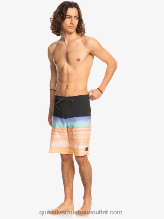 Quiksilver Men SurfSilk Panel 20 Boardshorts H2N4B1452 cantaloupe