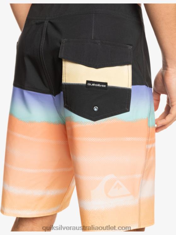 Quiksilver Men SurfSilk Panel 20 Boardshorts H2N4B1452 cantaloupe