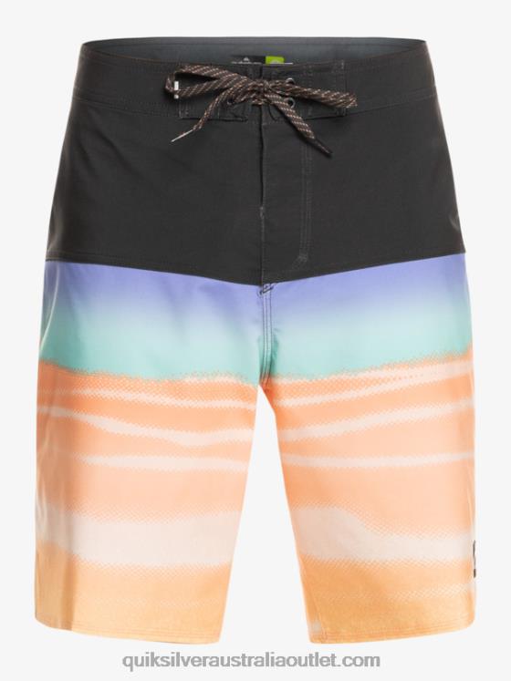Quiksilver Men SurfSilk Panel 20 Boardshorts H2N4B1452 cantaloupe