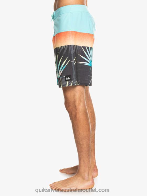 Quiksilver Men SurfSilk Panel 20 Boardshorts H2N4B1453 tarmac