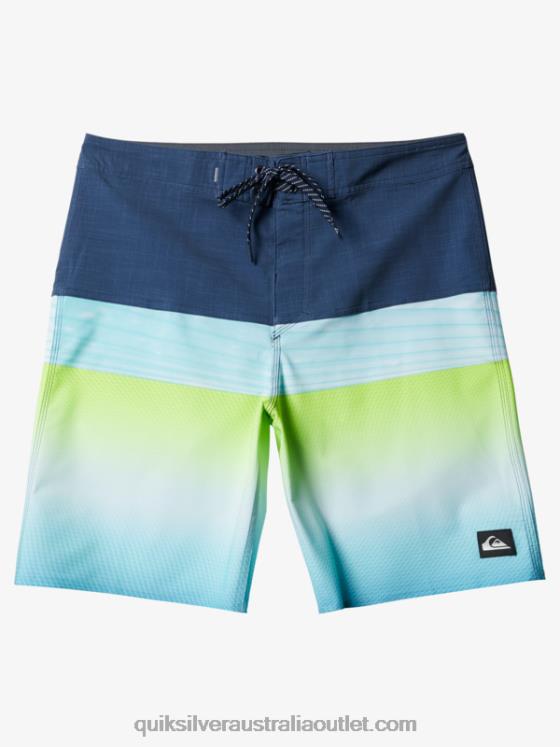 Quiksilver Men SurfSilk Panel 20 Boardshorts H2N4B1454 navy blazer