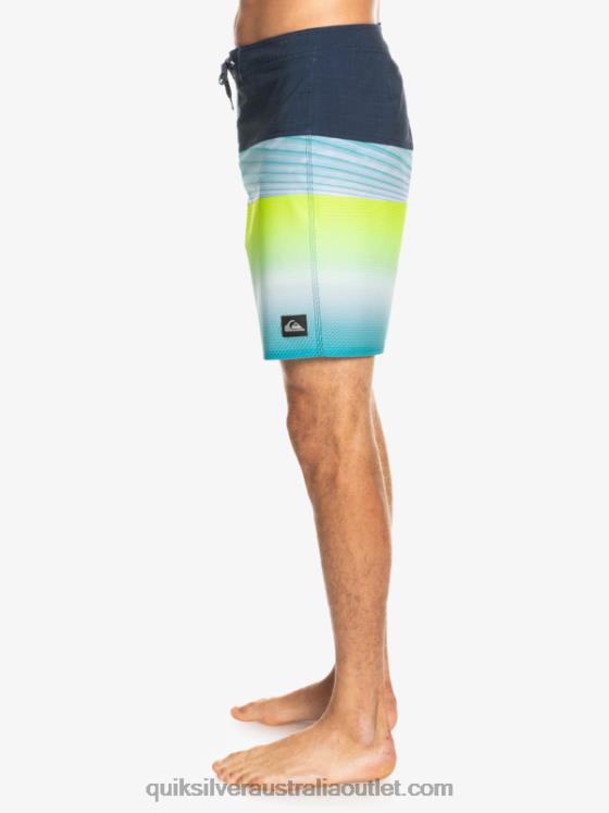 Quiksilver Men SurfSilk Panel 20 Boardshorts H2N4B1454 navy blazer