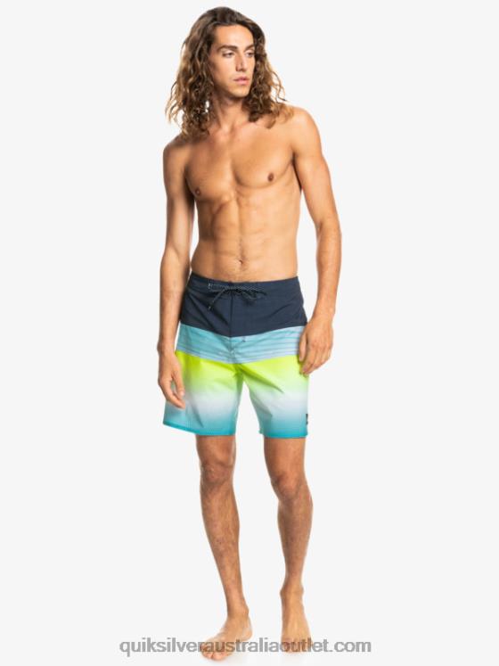 Quiksilver Men SurfSilk Panel 20 Boardshorts H2N4B1454 navy blazer