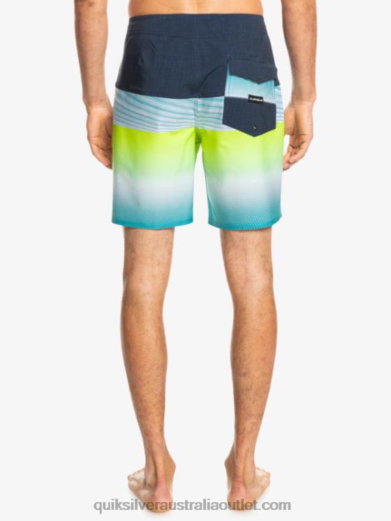 Quiksilver Men SurfSilk Panel 20 Boardshorts H2N4B1454 navy blazer