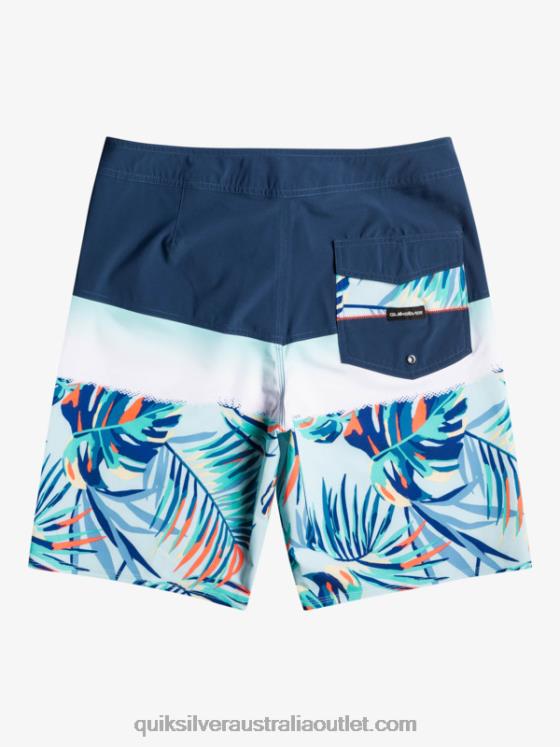 Quiksilver Men SurfSilk Panel 20 Boardshorts H2N4B1456 insignia blue